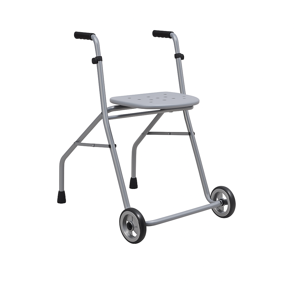 Déambulateur à 2 roues avec assise - modèle A6 Classic