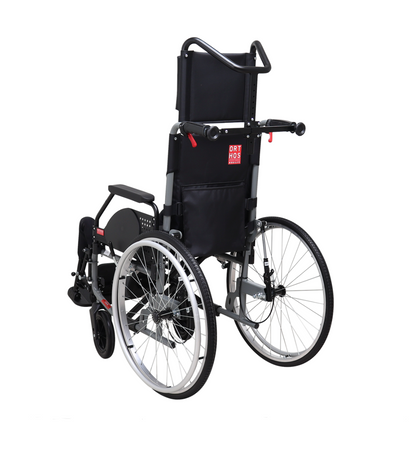 CELTA BED ST - Fauteuil roulant manuel en acier à dossier inclinable