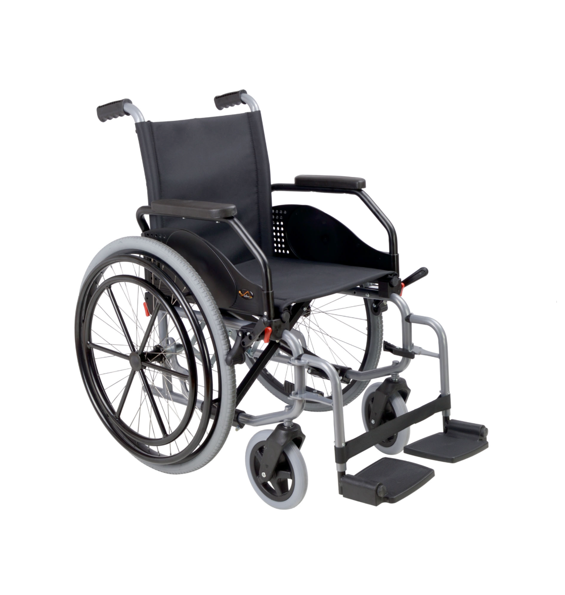 CELTA ST COMMANDEMENT - Fauteuil roulant en acier avec commande unilatérale