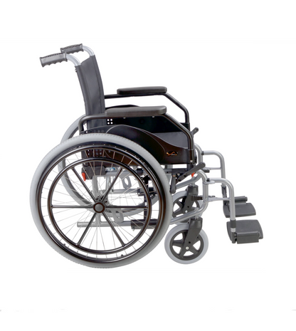 CELTA ST COMMANDEMENT - Fauteuil roulant en acier avec commande unilatérale