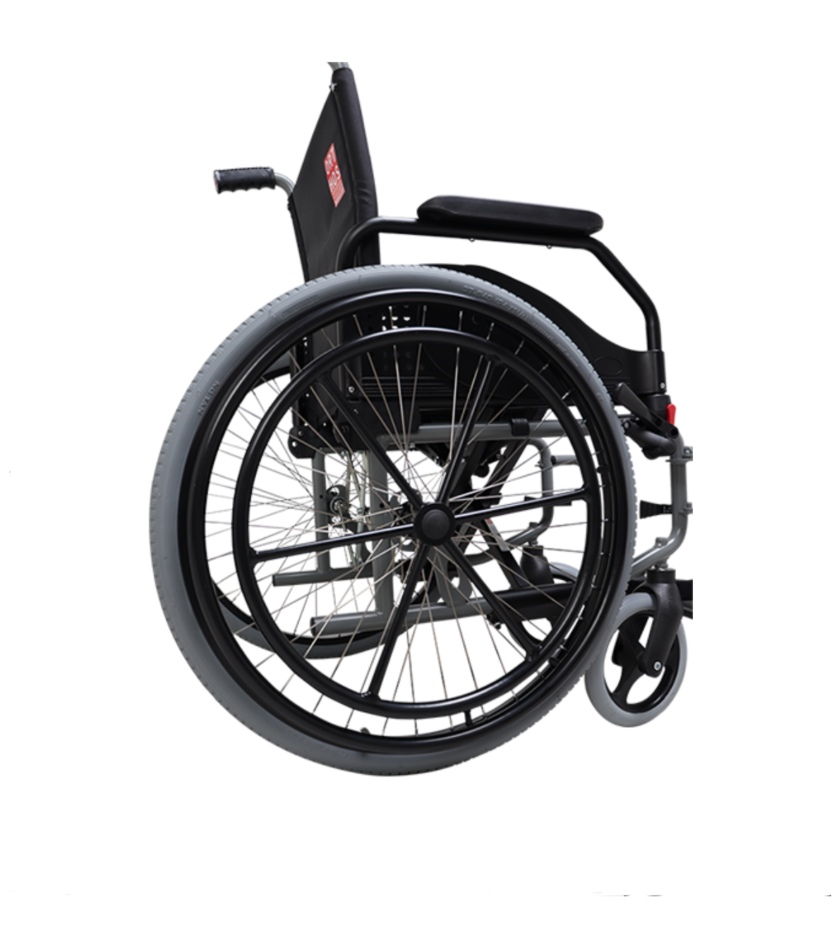 CELTA ST COMMANDEMENT - Fauteuil roulant en acier avec commande unilatérale