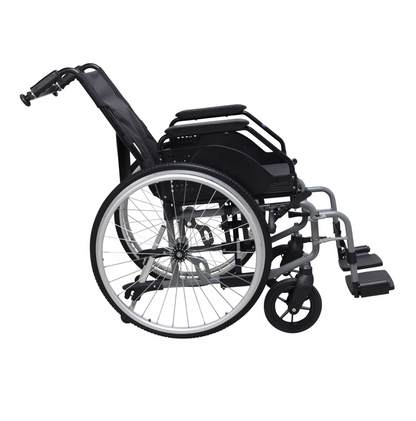 CELTA RECLINE - Fauteuil roulant en acier avec position semi-allongée