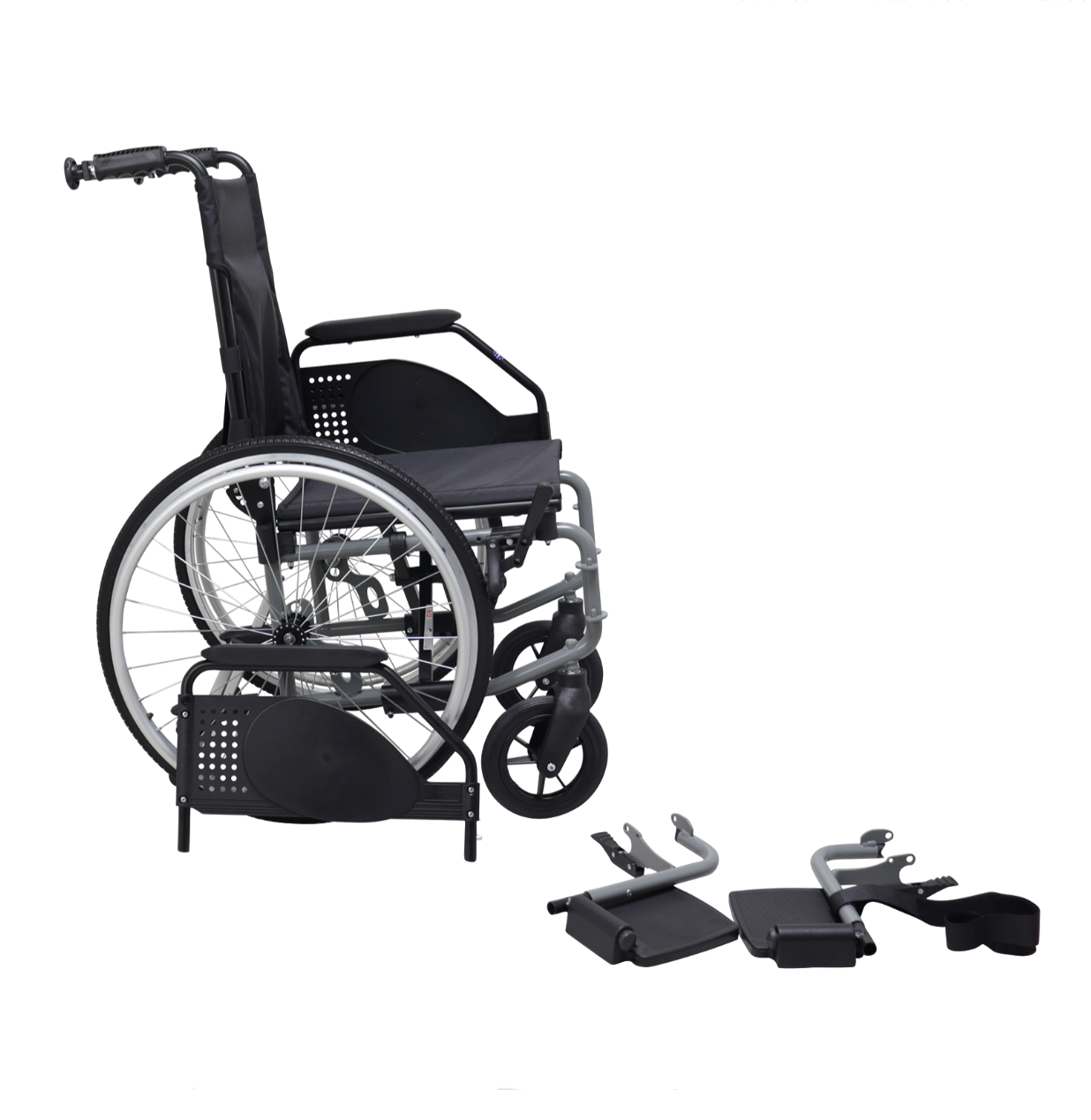 CELTA RECLINE - Fauteuil roulant en acier avec position semi-allongée