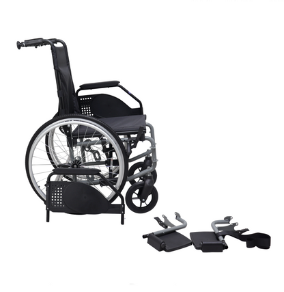 CELTA RECLINE - Fauteuil roulant en acier avec position semi-allongée