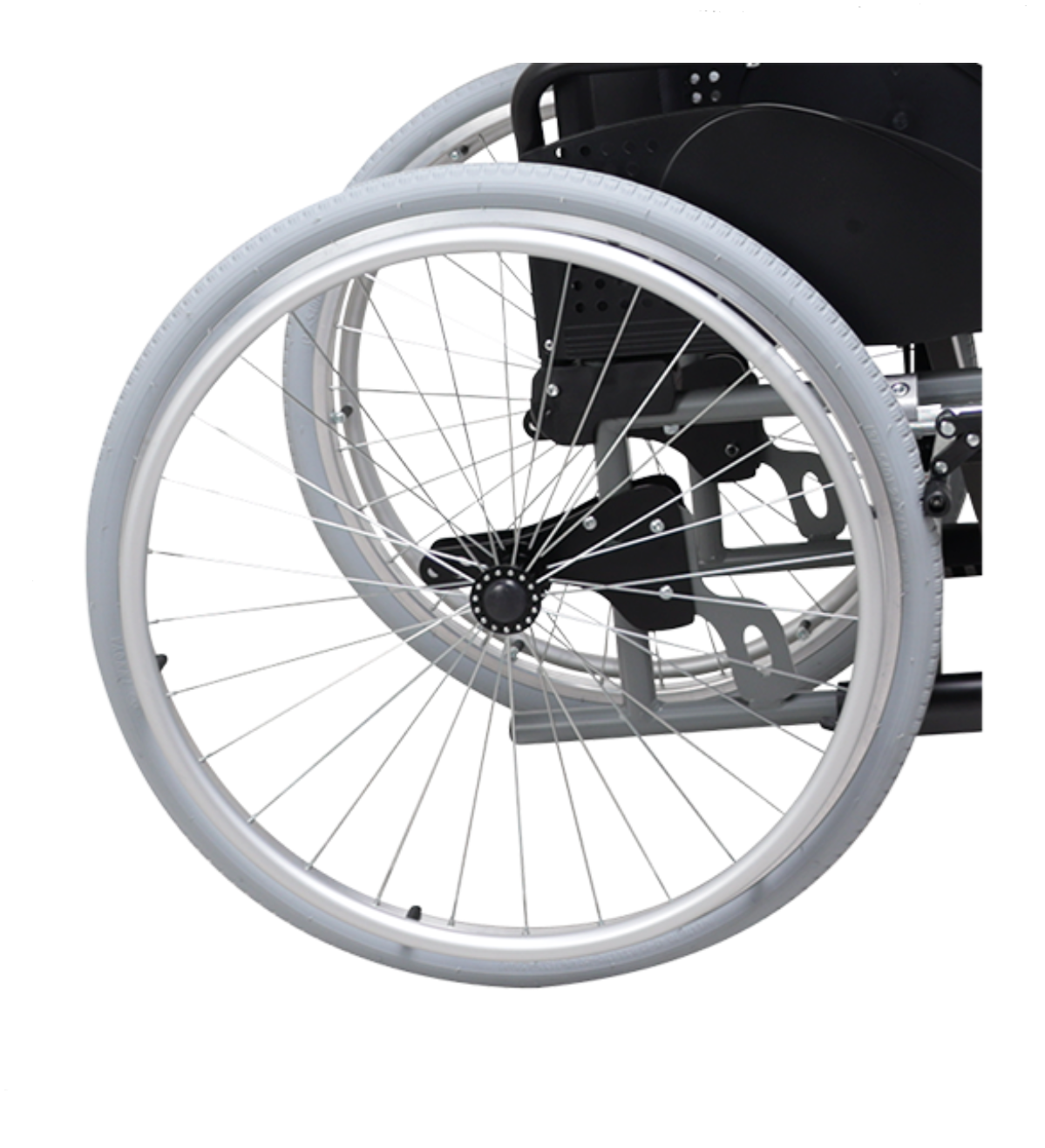 CELTA RECOIL ST - Fauteuil roulant en acier post-amputation avec déport arrière stabilisé