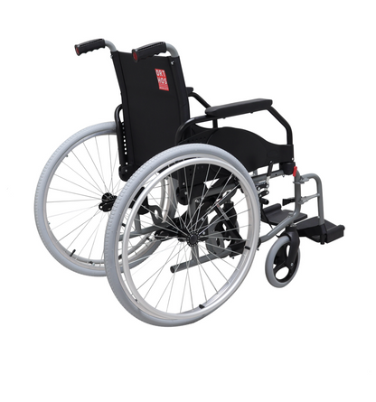 CELTA RECOIL ST - Fauteuil roulant en acier post-amputation avec déport arrière stabilisé