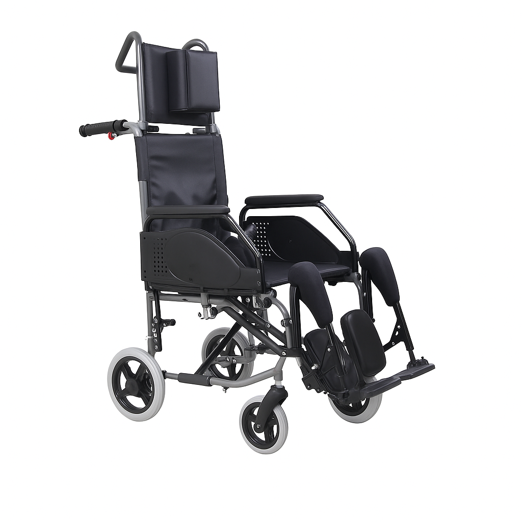 CELTA BED ST - Fauteuil roulant manuel en acier à dossier inclinable